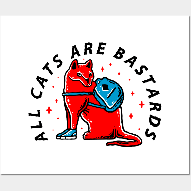 A.C.A.B Cat Wall Art by HamsterOver